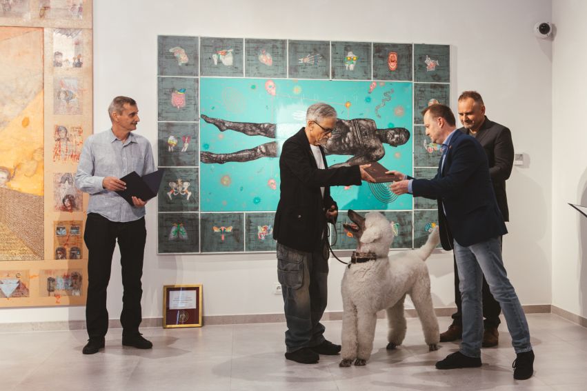 Wernisaż wystawy prof. Jacka Wojciechowskiego: fotorelacja