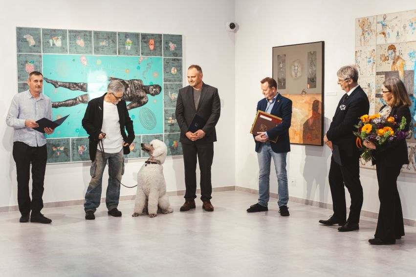 Wernisaż wystawy prof. Jacka Wojciechowskiego: fotorelacja