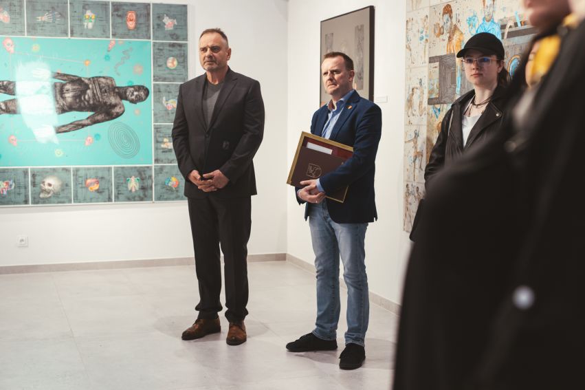 Wernisaż wystawy prof. Jacka Wojciechowskiego: fotorelacja