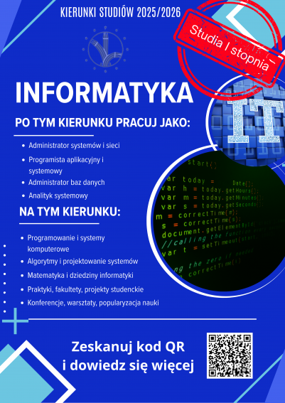 Studia I stopnia na Wydziale MFiI