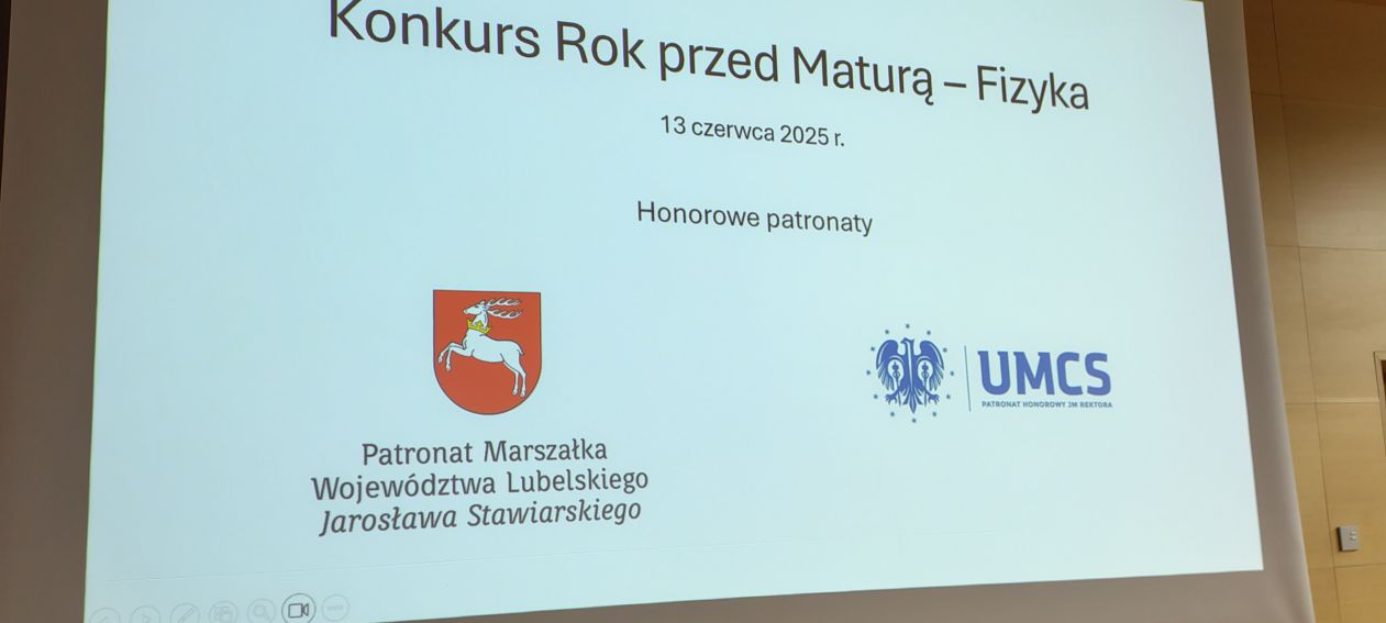 Finał "Rok przed Maturą - Fizyka"