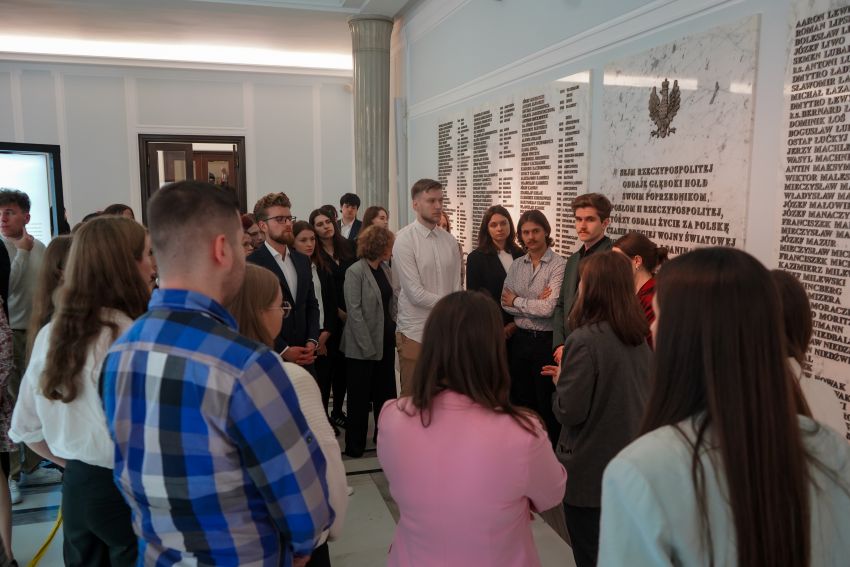 Wizyta studentów WPiD UMCS w Sejmie RP