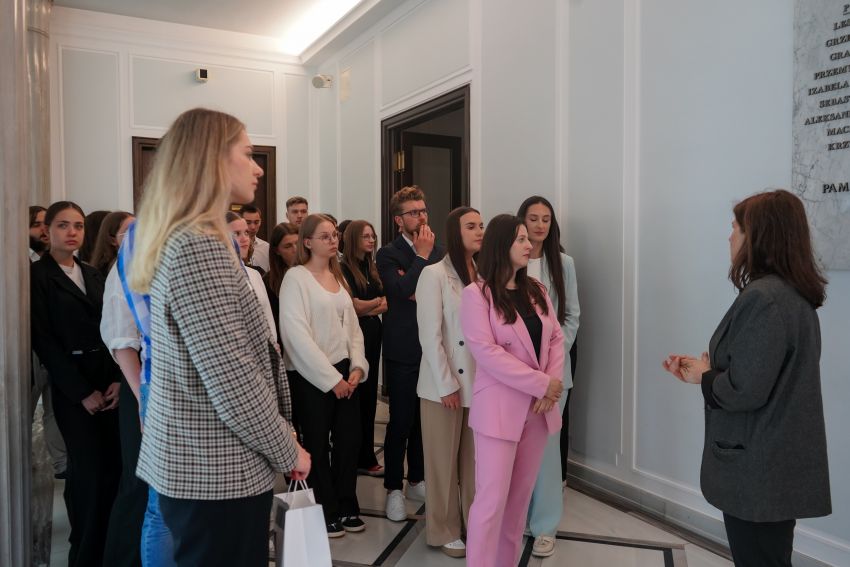 Wizyta studentów WPiD UMCS w Sejmie RP