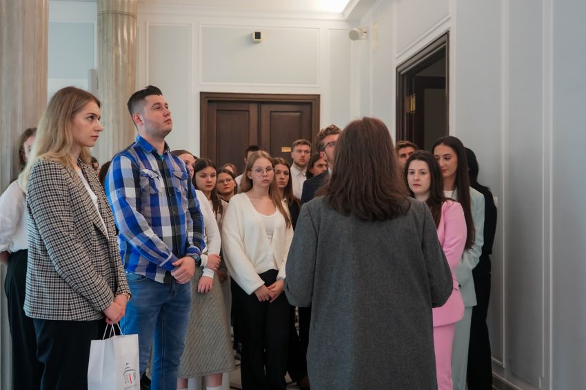 Wizyta studentów WPiD UMCS w Sejmie RP