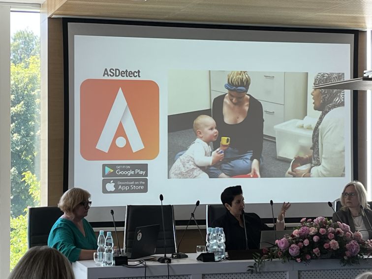 Polska premiera aplikacji ASDetect i wizyta prof....