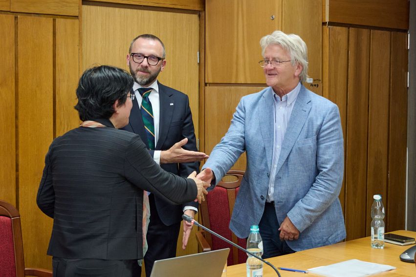 Wykład prof. Yachiko Yamada z Uniwersytetu Chuo w Tokio w...