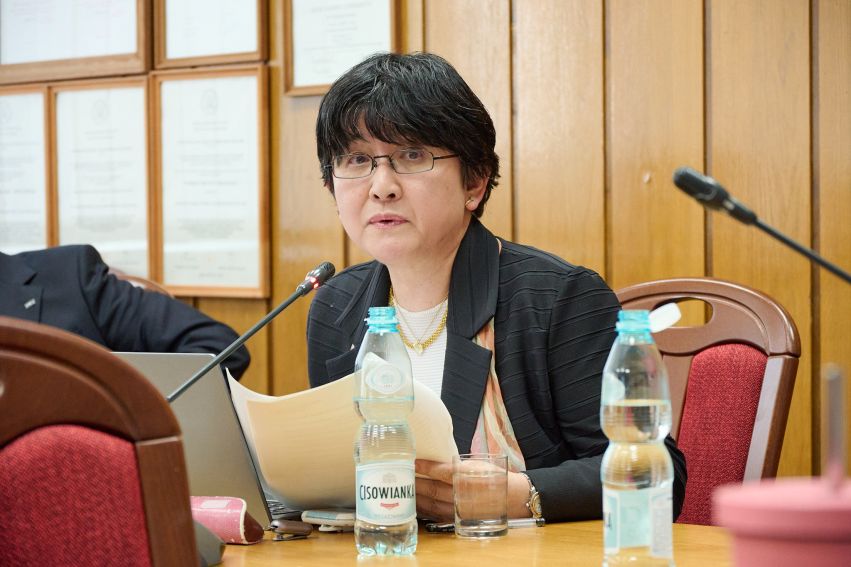 Wykład prof. Yachiko Yamada z Uniwersytetu Chuo w Tokio w...