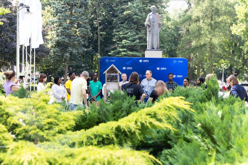 Briefing prasowy z udziałem studentów z Tanzanii