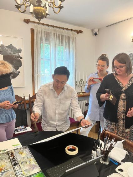 Letnie warsztaty akwareli z Minh Dam - fotorelacja