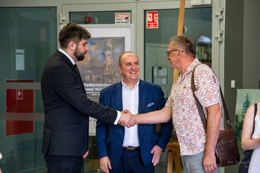 Wernisaż I Międzynarodowego Pleneru Malarskiego dla...