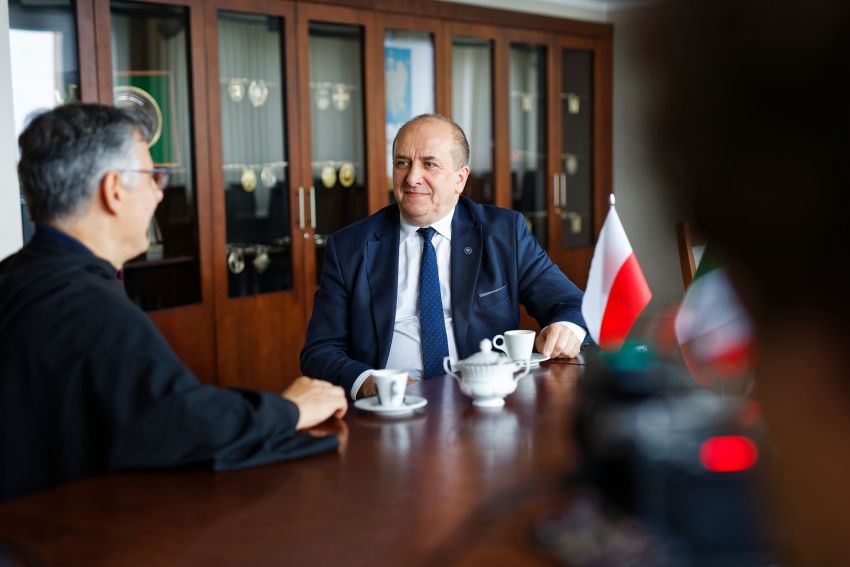 Włoska ekipa telewizyjna z wizytą na UMCS