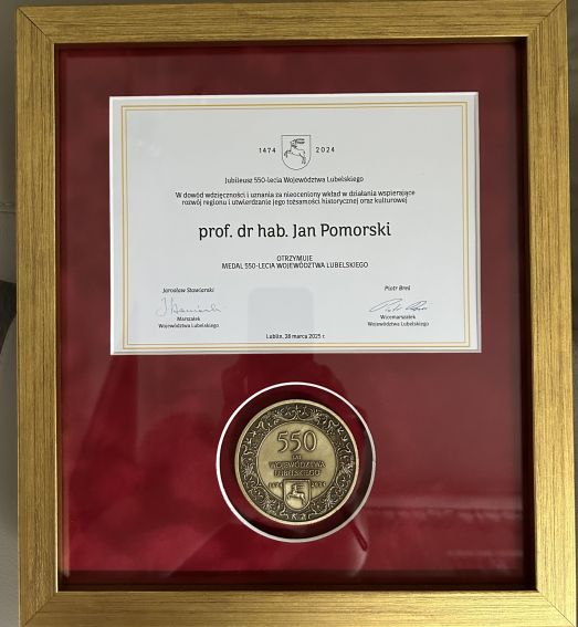 Jubileusz 70-lecia urodzin prof. dra hab. Jana Pomorskiego