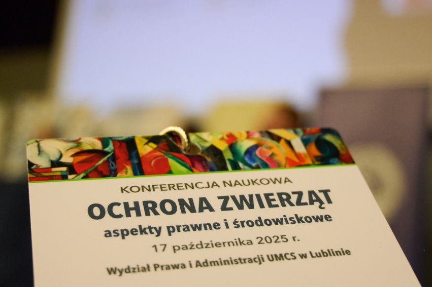 Konferencja naukowa „Ochrona zwierząt – aspekty prawne i...
