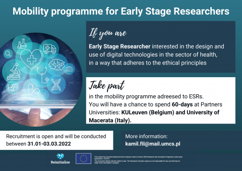 Mobility programme for Early Stage Researchers - February - 2022 - News ...