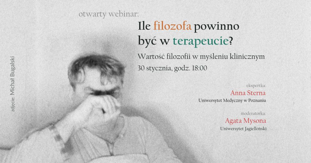 Webinar: Ile filozofa powinno być w terapeucie? Wartość filozofii w ...