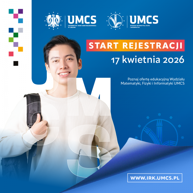 Startuje rejestracja na kierunki Wydziału MFiI - Kwiecień - 2026 ...