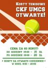 Korty tenisowe UMCS już otwarte!