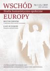 Nowa punktacja czasopisma „Wschód Europy. Studia...