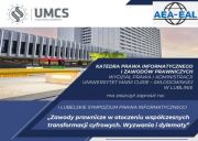 I LUBELSKIE SYMPOZJUM PRAWA INFORMATYCZNEGO