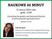 Naukowe 60 minut: Sofia Barigelli