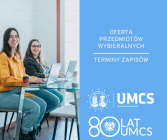 Oferta przedmiotów wybieralnych na semestr zimowy...