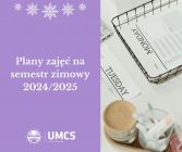 Plany zajęć na semestr zimowy 2024/25