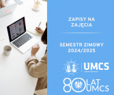 Informacja o terminach zapisów na zajęcia w semestrze...