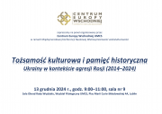 Tożsamość kulturowa i pamięć historyczna Ukrainy -...