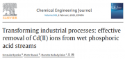 Publikacja w czasopiśmie Chemical Engineering Journal –...