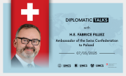 Rozmowy dyplomatyczne z Ambasadorem Szwajcarii