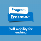 Ogłoszenie - Staff mobility for teaching Erasmus+