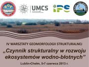 IV Warsztaty Geomorfologii Strukturalnej - 'Czynnik...