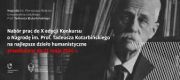 X edycja konkursu o Nagrodę im. Tadeusz Kotarbińskiego |...