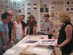 8 Kalli showing the works for the special presentation in October.JPG