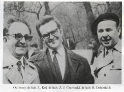 od lewej - prof. B. Dziemidok, prof. Z. Czarnecki, prof....