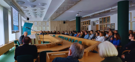 Fot. 1. Spotkanie autorskie z prof. dr. hab. Januszem...