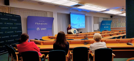 Fot. 4. Spotkanie z Prof. B. Czwojdrak z Uniwersytetu...