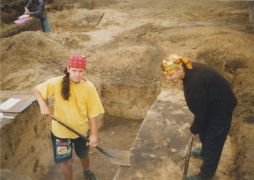 70. Piotr Kotowicz (w  żółtej koszulce). Podlodów, 1999...