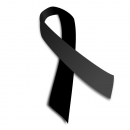kondolencje żałoba wstążka black ribbon