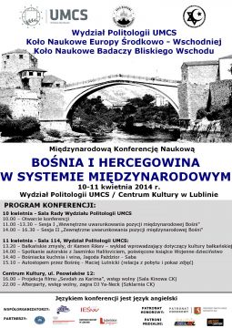 Bośnia i Hercegowina w systemie międzynarodowym