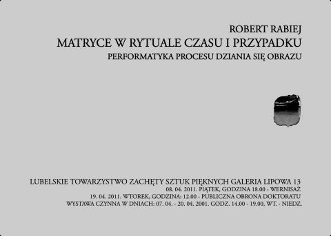 Robert Rabiej wystawia w lubelskiej Zachęcie