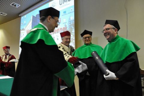 Prof. Jean Poesen doktorem honoris causa UMCS