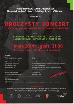 Koncert z okazji 10. lecia wstąpienia Polski do UE