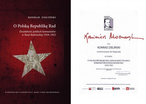 Nominacja do Nagrody Historycznej im. K. Moczarskiego