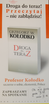 Wykład prof. Grzegorza Kołodko