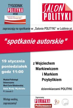„Salon Polityki” – zaproszenie