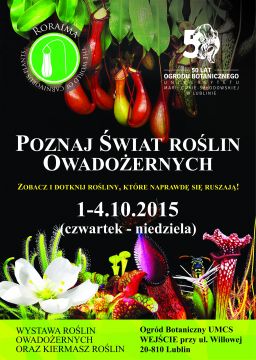 1-4 października: Wystawa roślin owadożernych