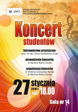Koncert studentów