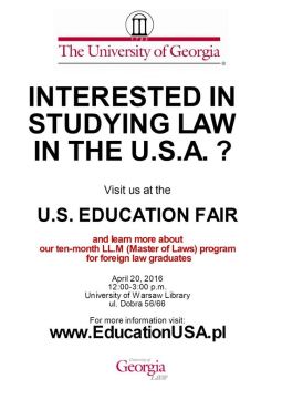 Interested in studying law in the U.S.A.?