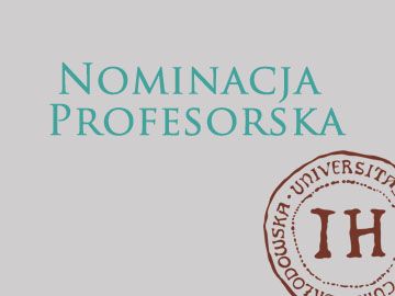 Nominacja profesorska dla Prof. dr. hab. Mariana Chachaja
